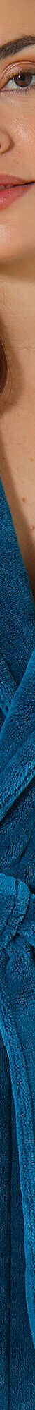 Peignoir mixte adulte col châle, microfibre toucher peluche (bleu paon) Peignoir mixte adulte col châle, microfibre toucher peluche (bleu paon)